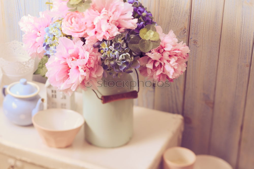 Similar – Flower pots on terrace or balcony