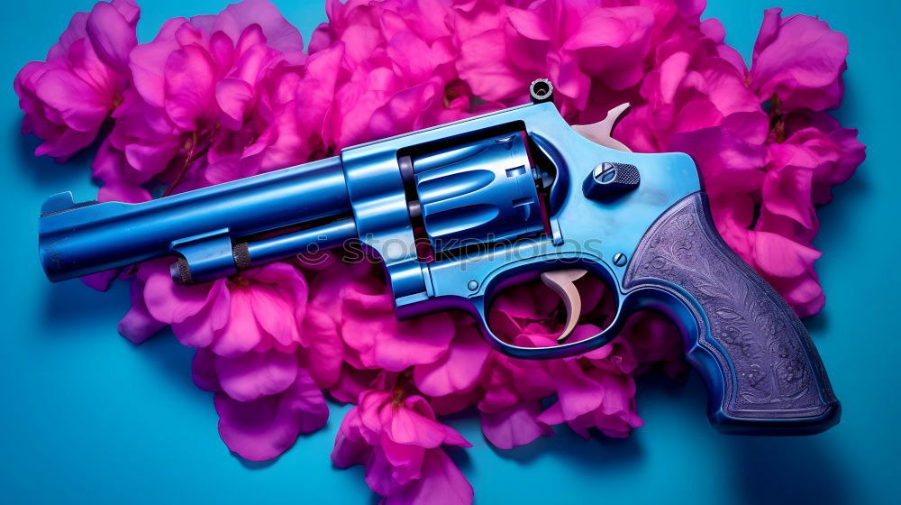 Similar – pistol on pink background