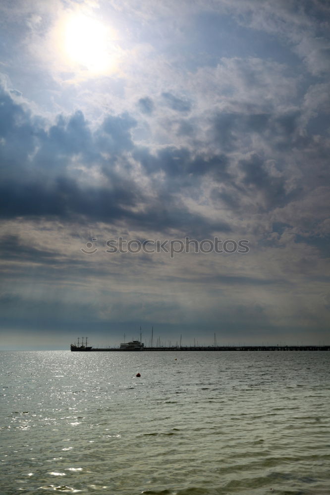 Similar – Image, Stock Photo endless sea Beach Sunset