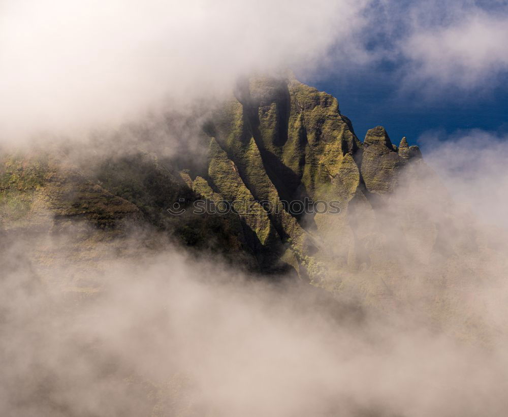 Similar – Image, Stock Photo peaks, rocks, clouds, steep, diffuse