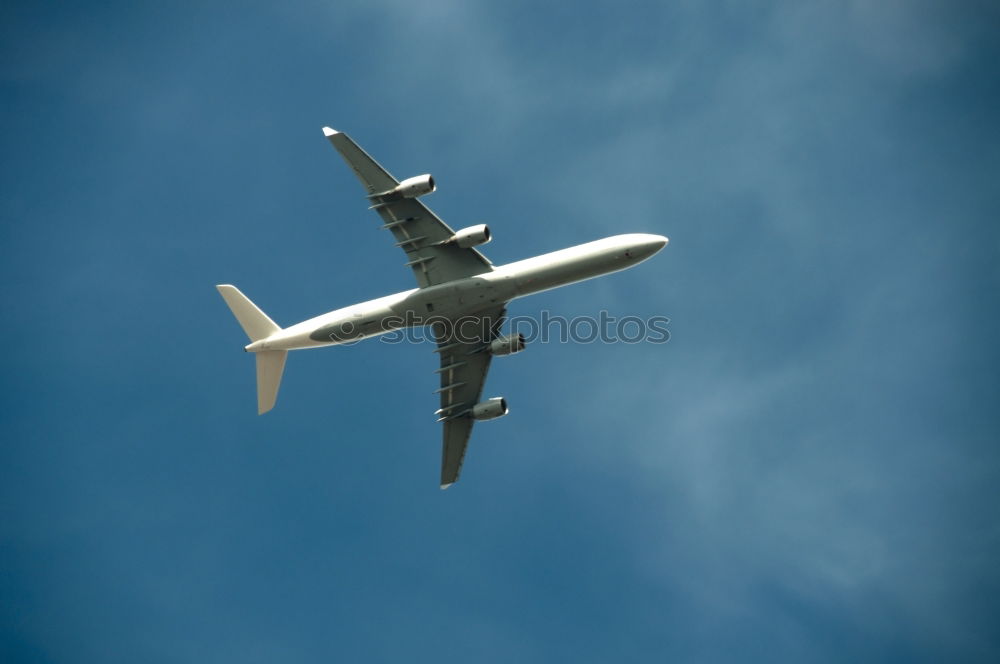 Similar – airplane from below