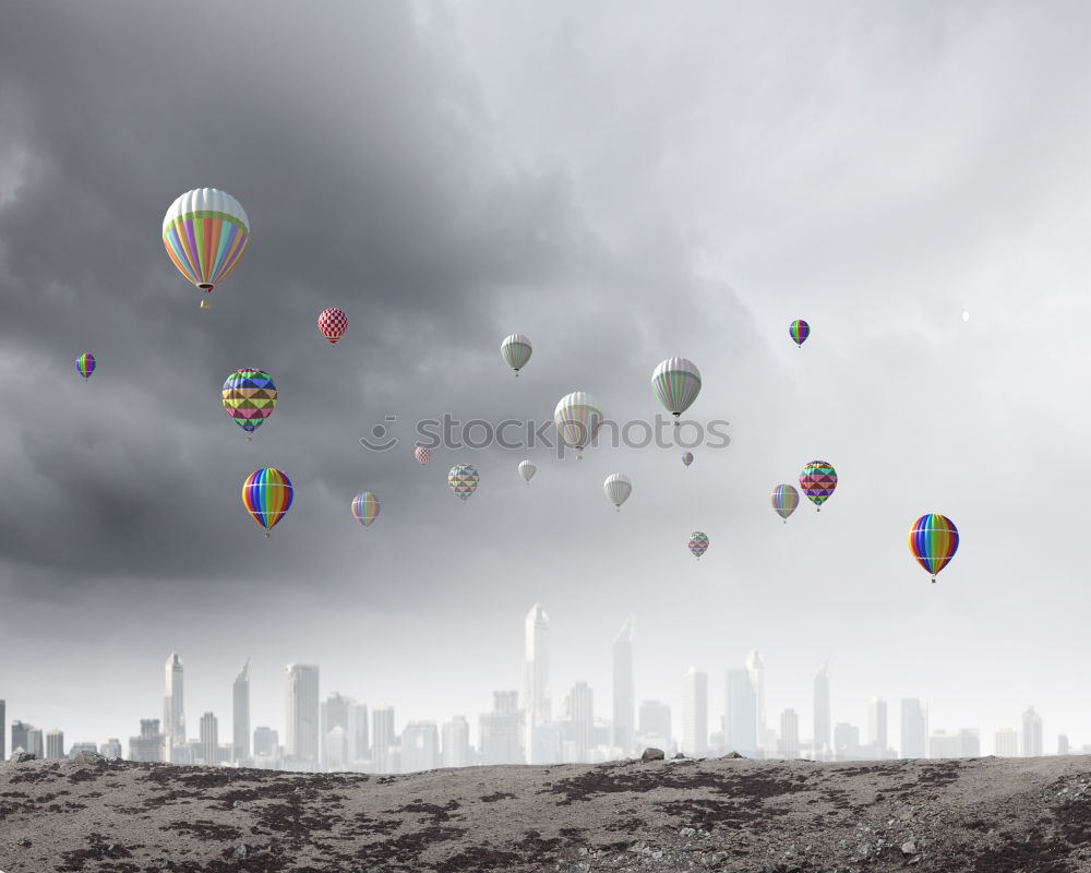 Similar – balloon ride Adventure