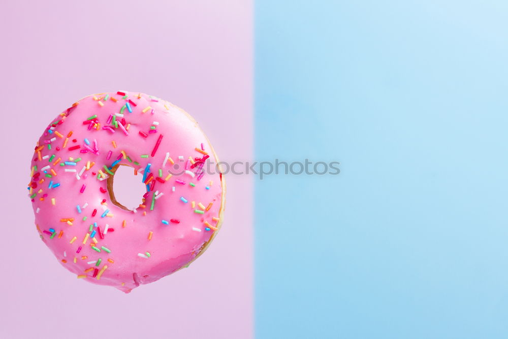 Similar – Image, Stock Photo Red christmas ball on blue and pink background.