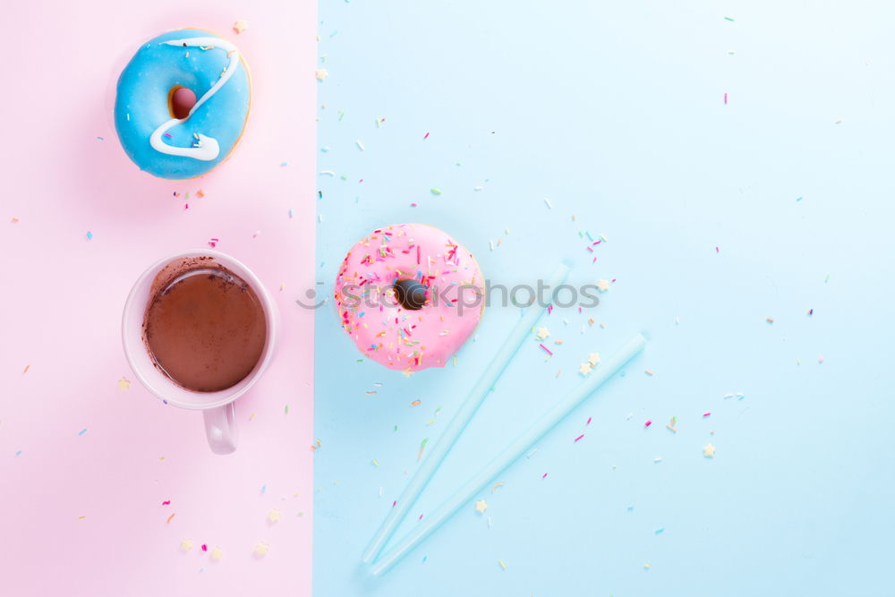 Similar – Image, Stock Photo Delicious doughnut on plate