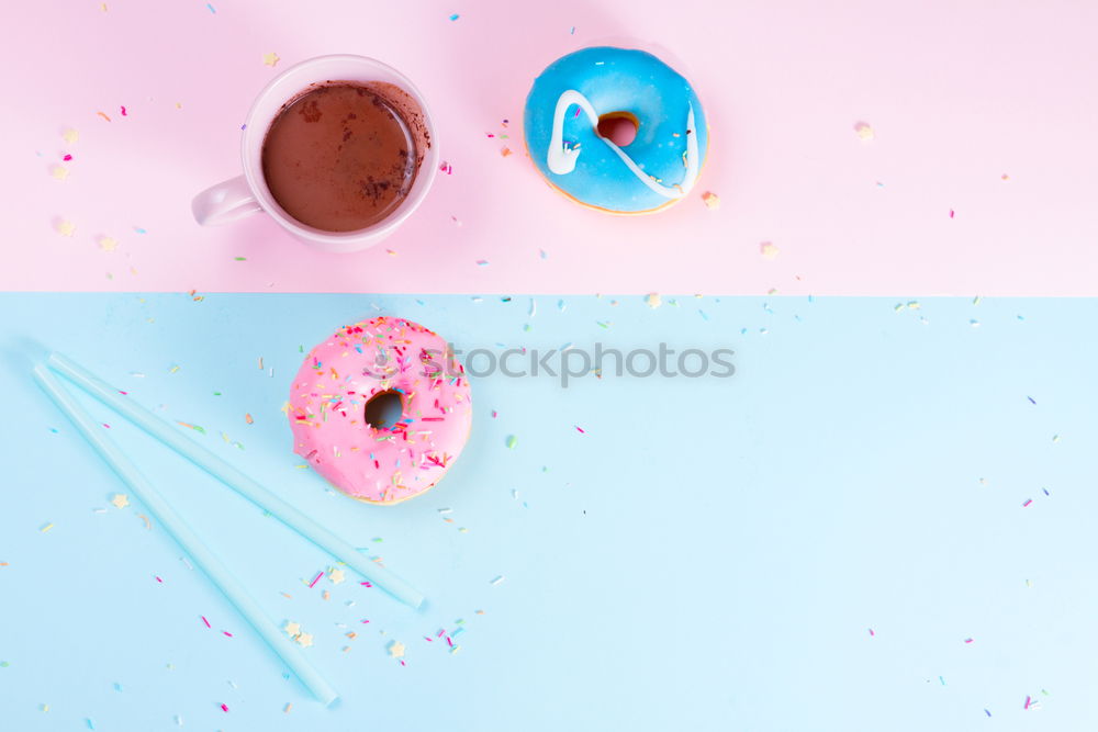 Similar – Image, Stock Photo Delicious doughnut on plate