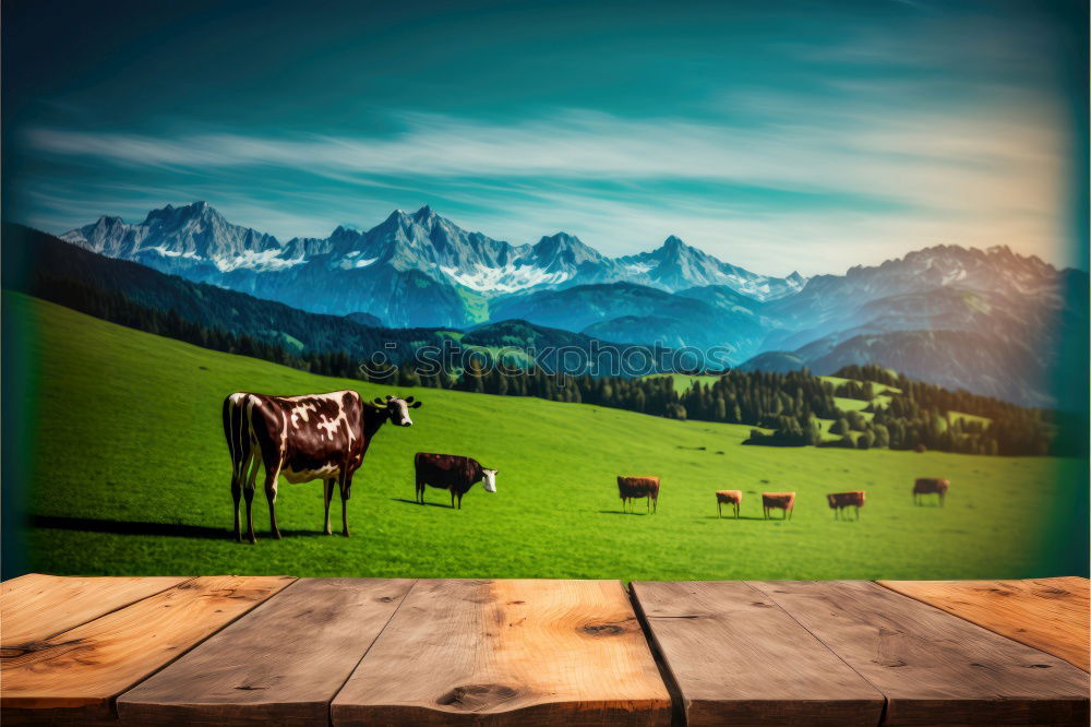 Similar – Cow rest Nature Animal Sky