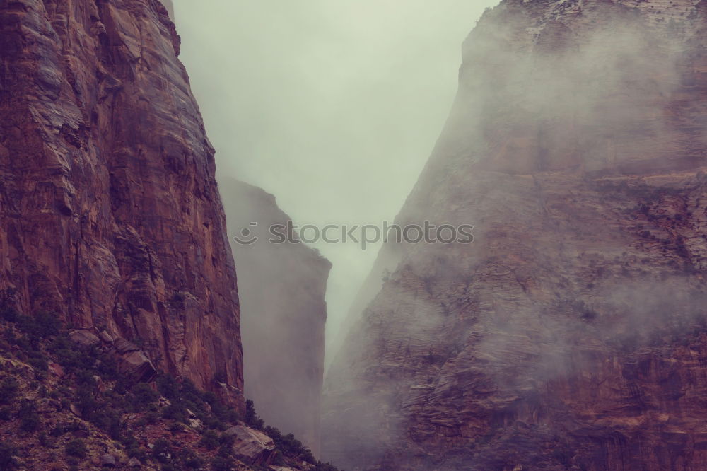 Similar – Small river flowing between cliffs