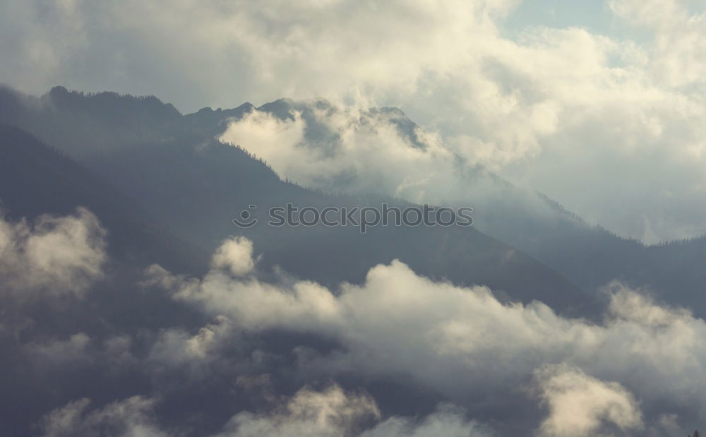 Similar – Image, Stock Photo View of rocky mountains peak