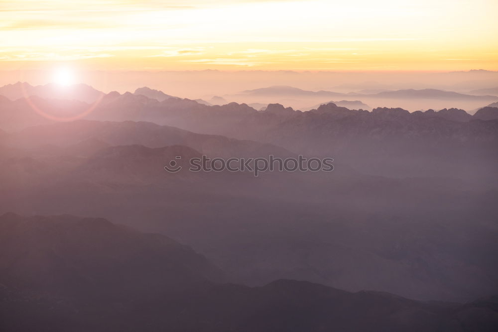 Similar – Sunset over the castle