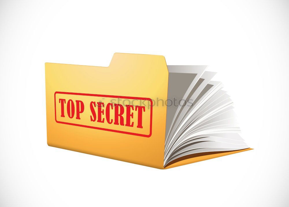 Similar – The letters TOP SECRET with a red envelope on a rustic wooden table