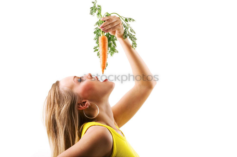 Similar – Image, Stock Photo Vegan girl holding a bunch of swiss cahrd