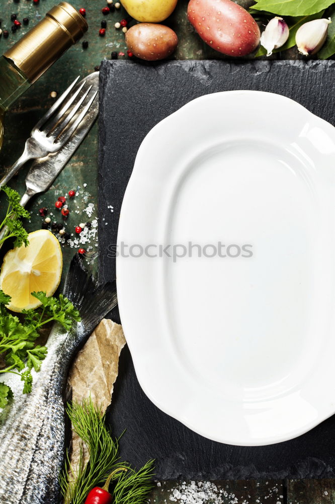 Similar – Image, Stock Photo white square plate