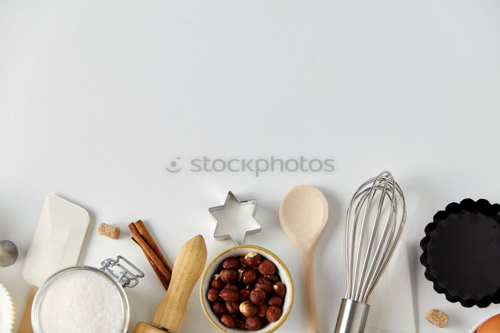 Similar – Cooking background with empty cooking utensils