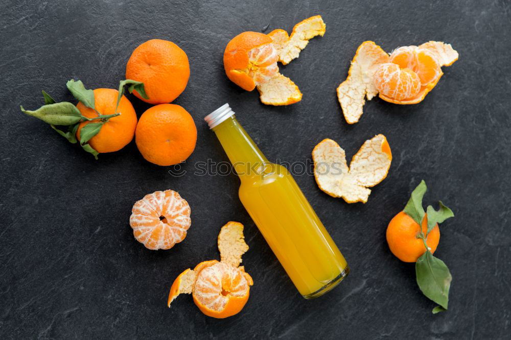 Similar – Fresh carrot juice in a glass jar on a wooden surface