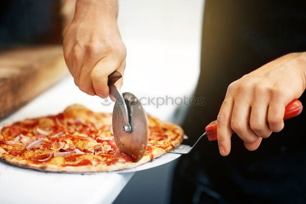 Similar – Image, Stock Photo Preparing berries cake with yogurt frosting