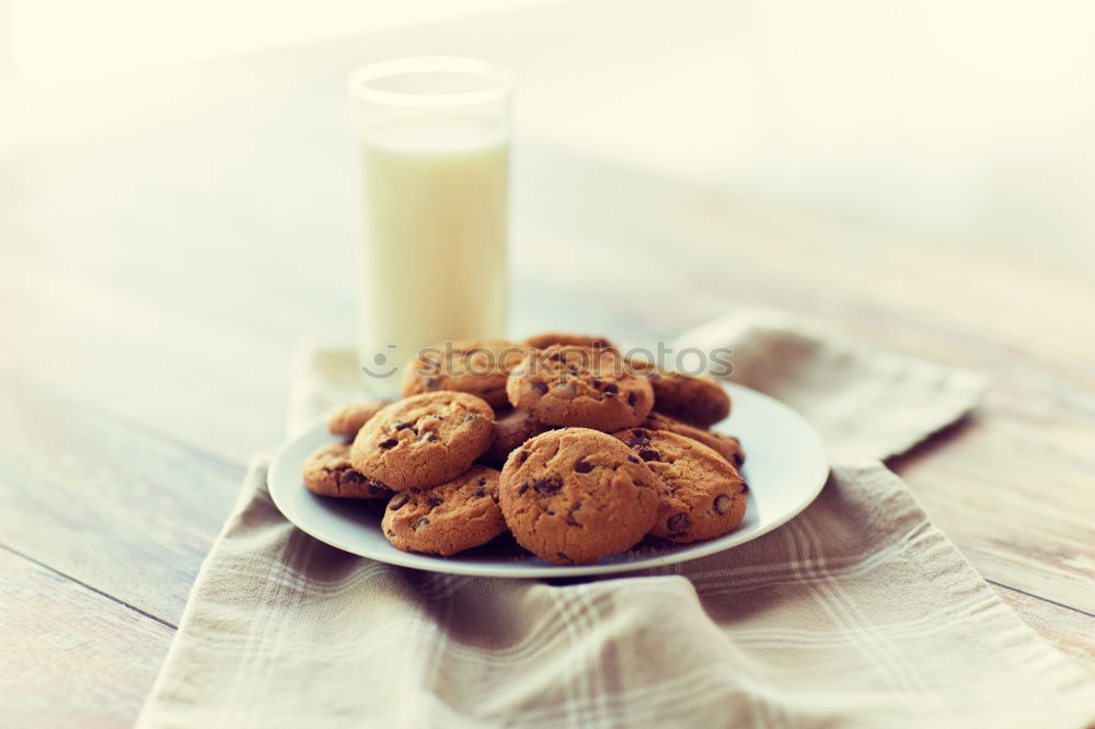 Similar – Image, Stock Photo Baked blossoms nut hearts in basket