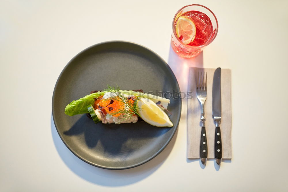 Similar – Image, Stock Photo Whole trout on a glass plate with ice cubes