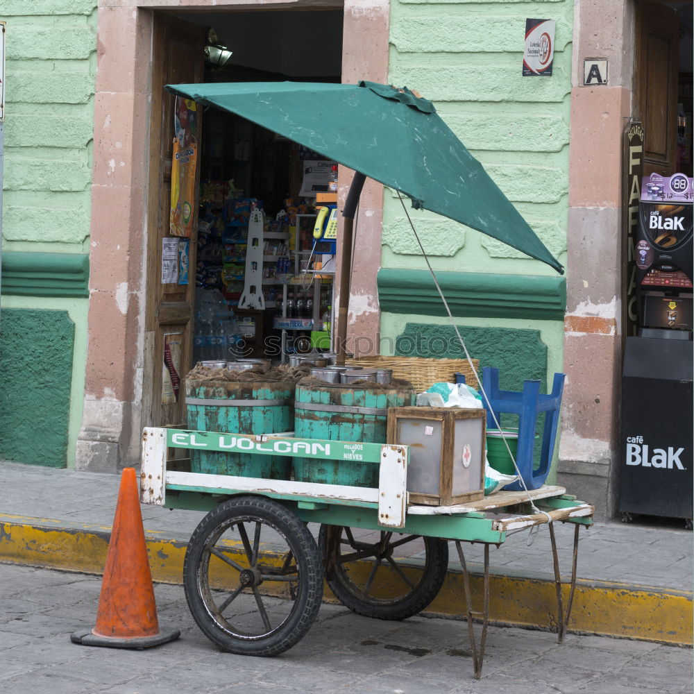 Similar – waste ice-cream cone with open mouth