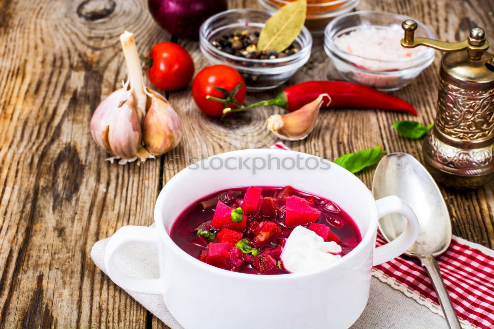 Similar – Beet hummus Food