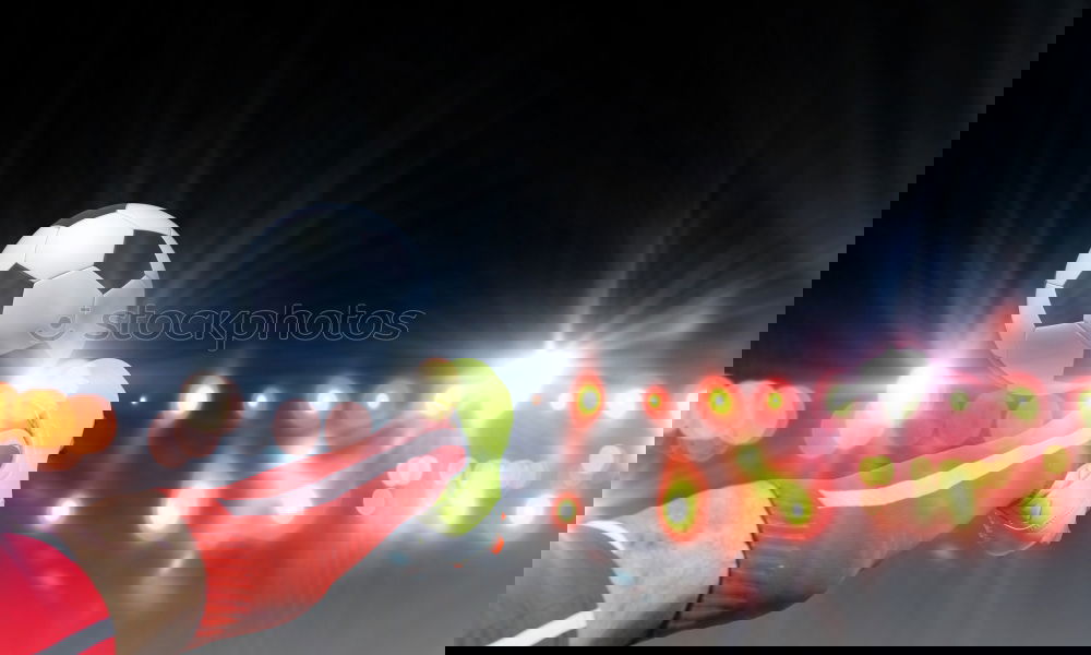 Similar – Image, Stock Photo football or handball playground. Gate net