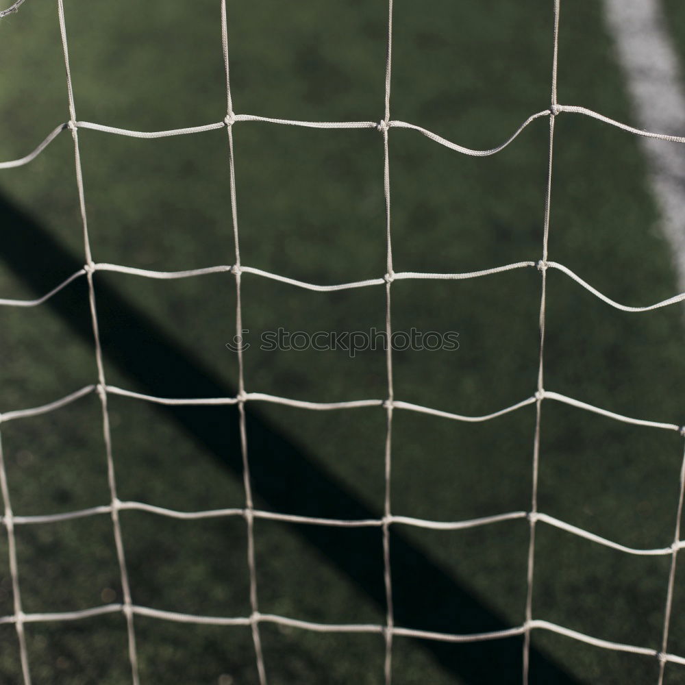 Similar – Image, Stock Photo football or handball playground. Gate net