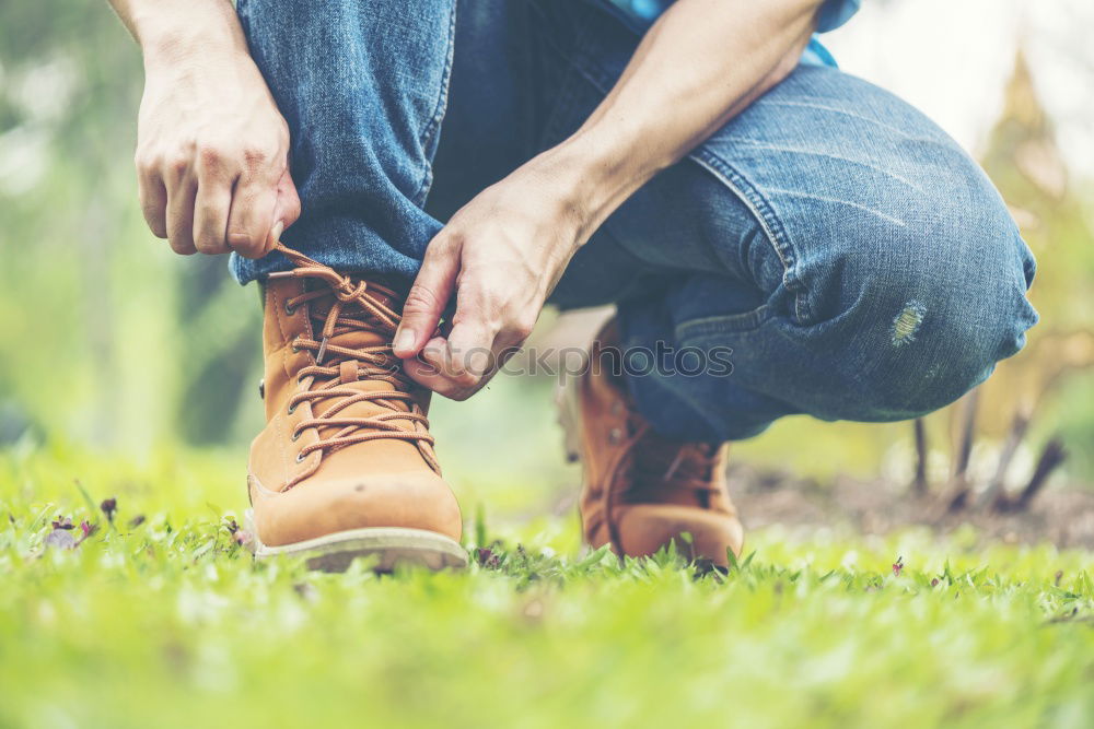 Similar – Image, Stock Photo Feet & baby shoes in the meadow
