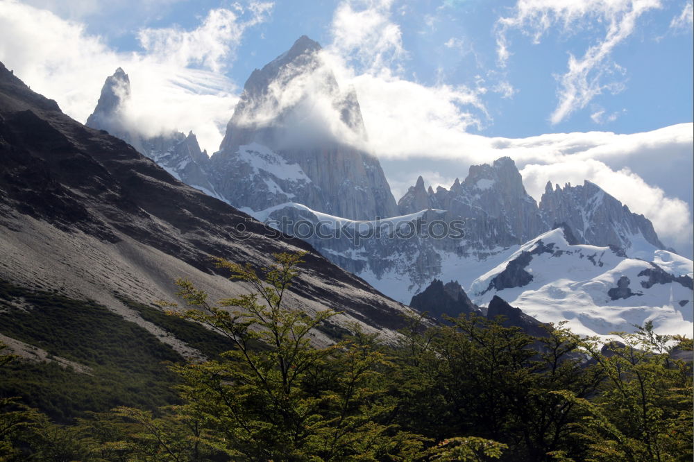 Similar – Image, Stock Photo Patagonia03 Landscape Air