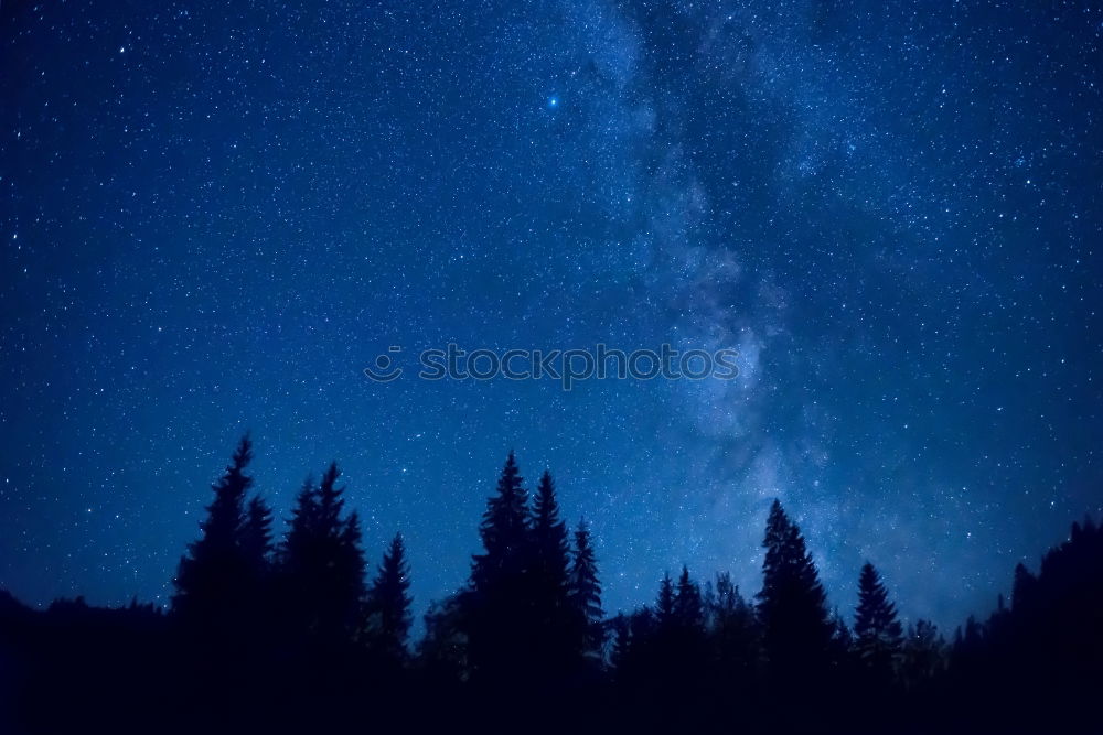 Similar – Image, Stock Photo Starry night Nature