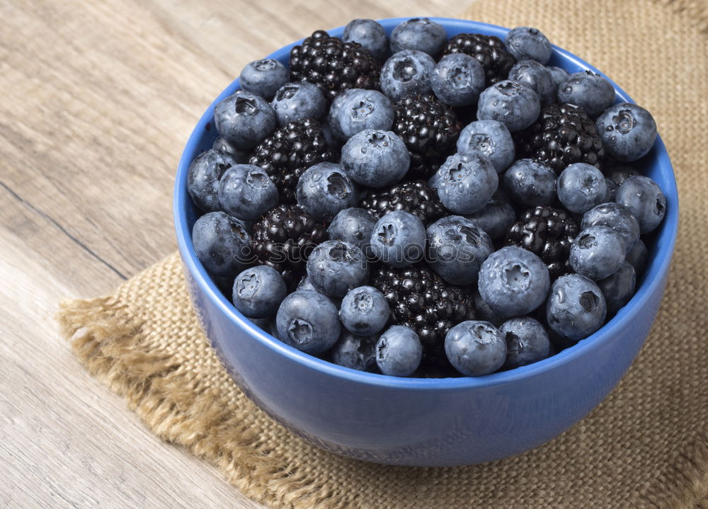 Similar – Image, Stock Photo blueberries fruit in bowl, Colorful back ground,