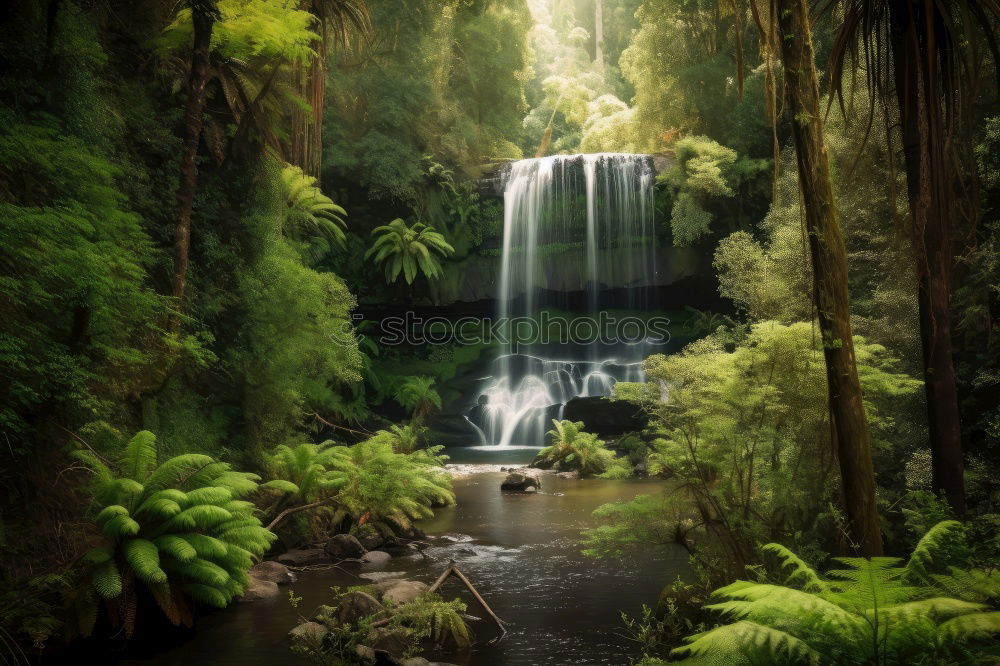 Similar – Foto Bild water falls Natur Pflanze