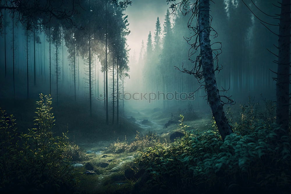 Similar – Image, Stock Photo twilight Nature Landscape