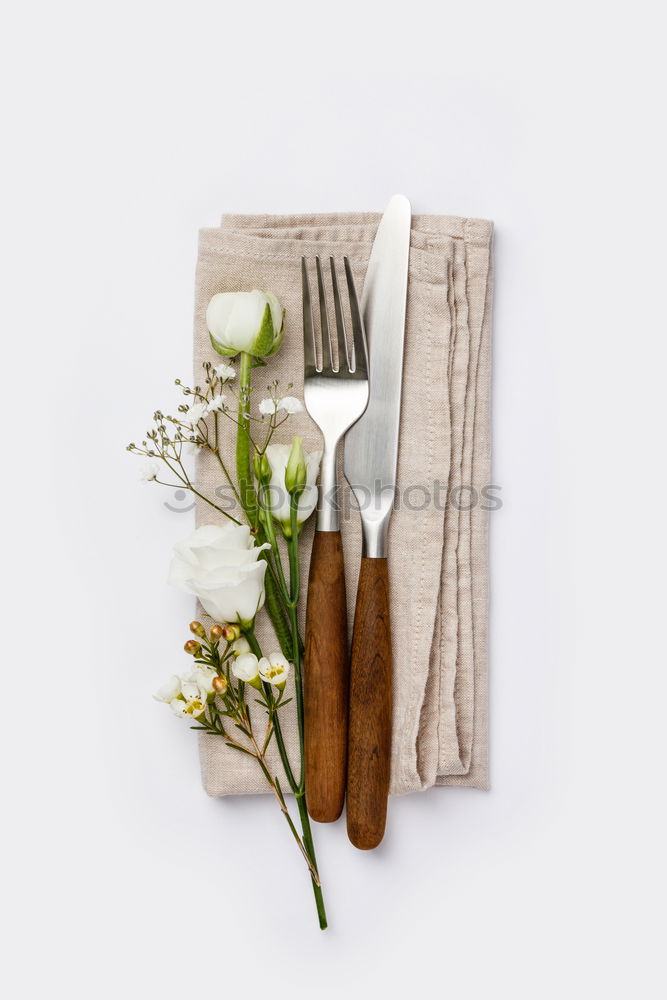 Similar – Image, Stock Photo elegant place setting white and gold