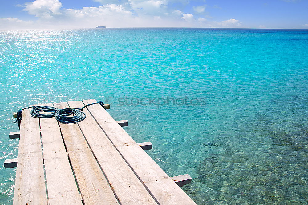 Similar – Schiff Sommer Strand Meer