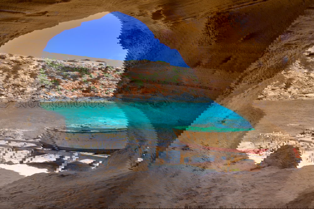 Similar – Image, Stock Photo Pirate Cove Rock Waves