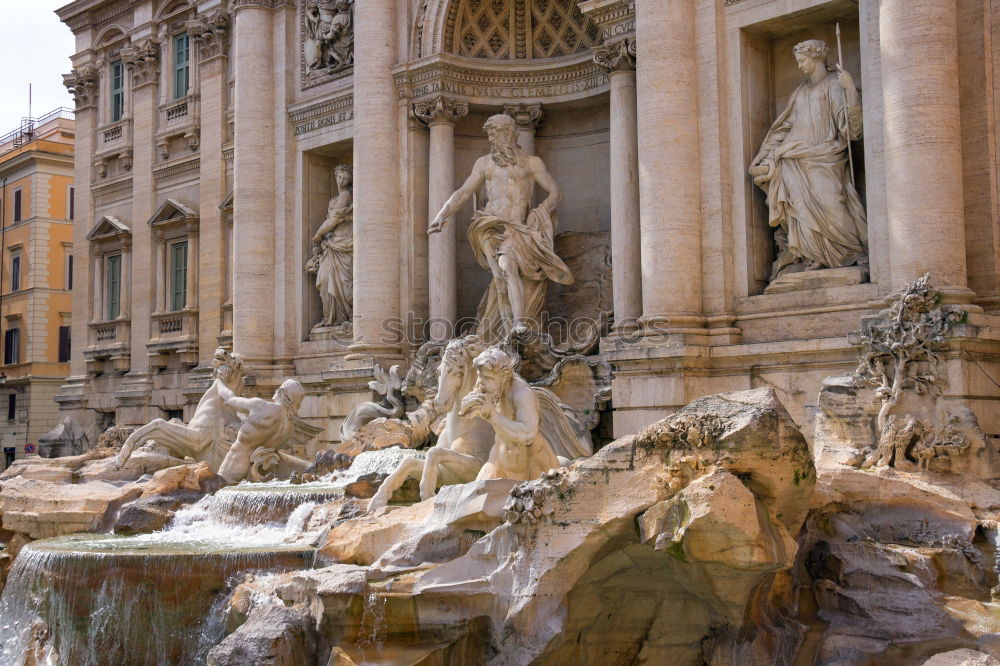 Similar – Image, Stock Photo Detail of fountain on the Saint Peter Square (Piazza San Pietro), in Vatican, Rome, Italy.