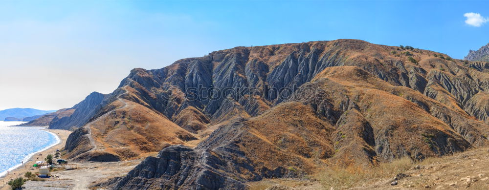 Similar – Image, Stock Photo Horseidvika, Bay in sunlight, Lofoten, Mountain massif, Ocean