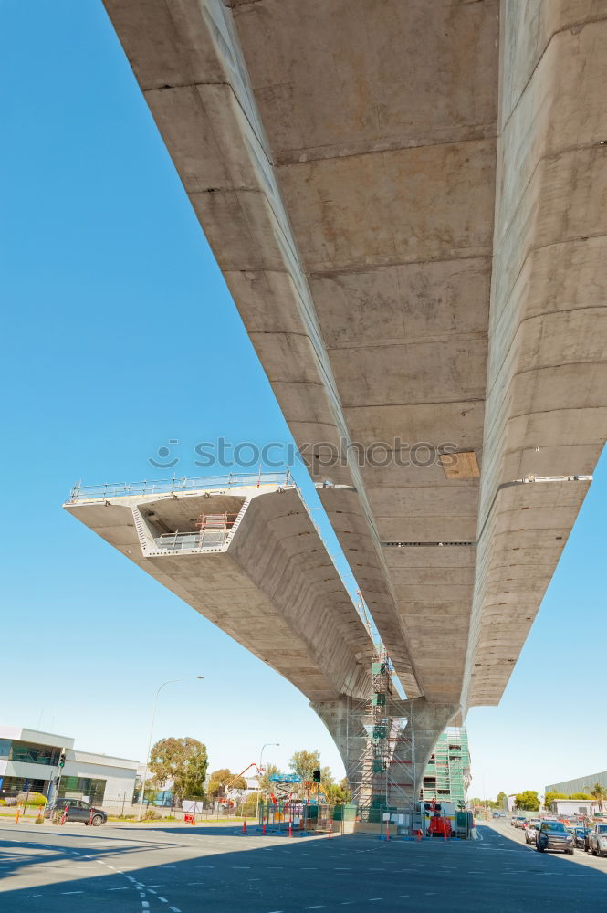 Similar – Brücke Hafen Laterne Beton