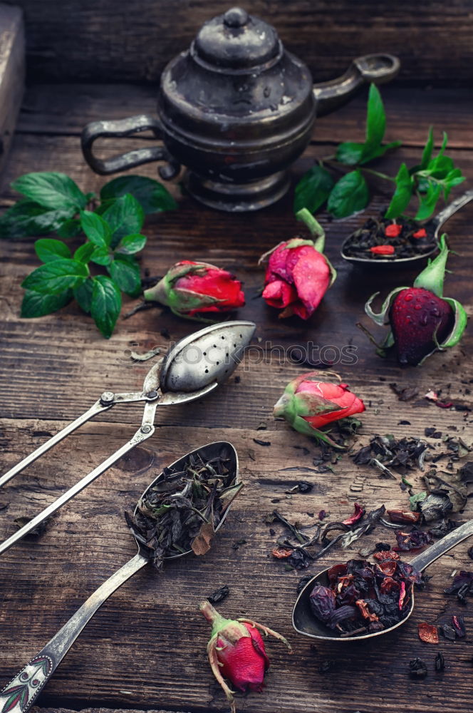 Similar – Image, Stock Photo Rose oil. Essential oil with rose petals