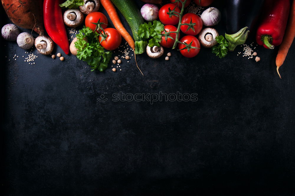 Similar – Image, Stock Photo Fresh red and spicy chilli peppers