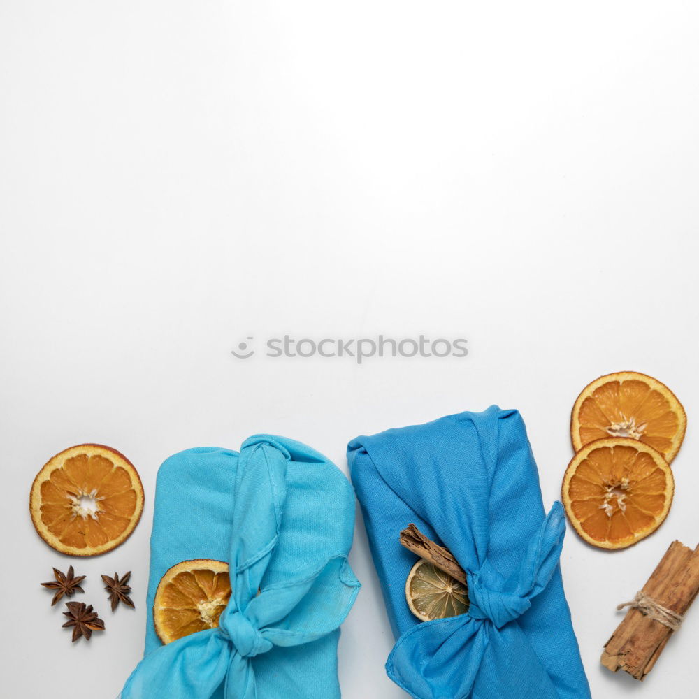 Similar – blue plates with spring flowers, table decoration