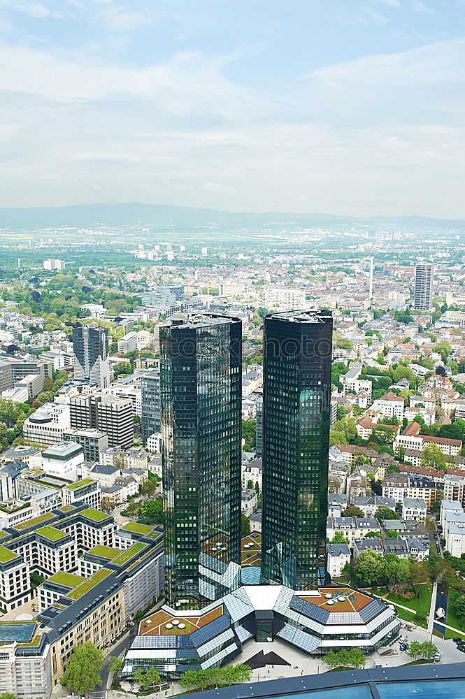 Similar – Image, Stock Photo Frankfurt skyline with green belt