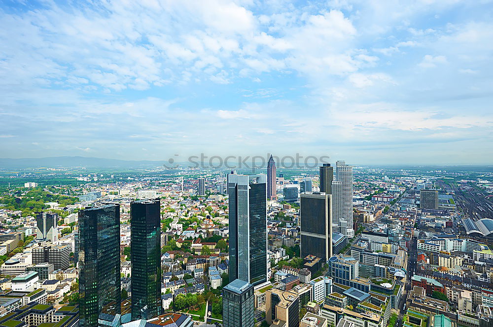 Similar – Image, Stock Photo Frankfurt skyline with green belt