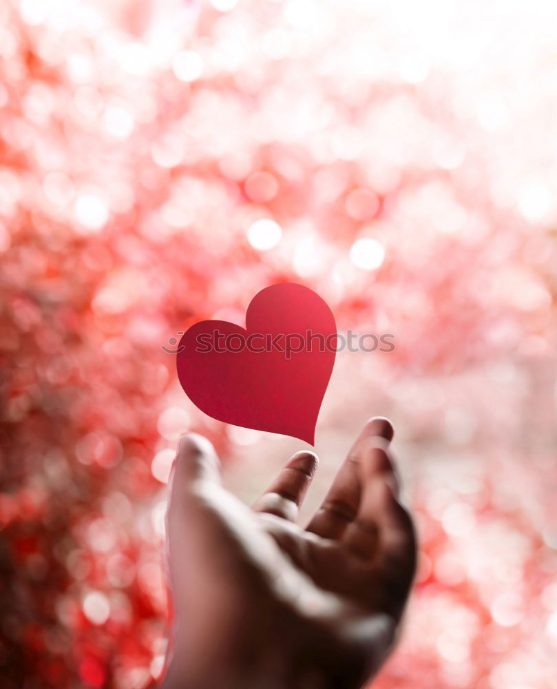 Similar – Image, Stock Photo Hands in gloves and white heart