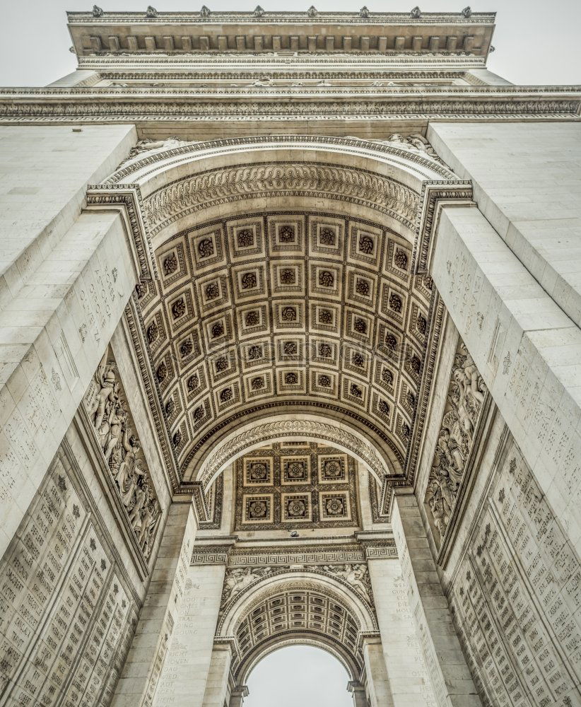 Arc de Triomphe interior details