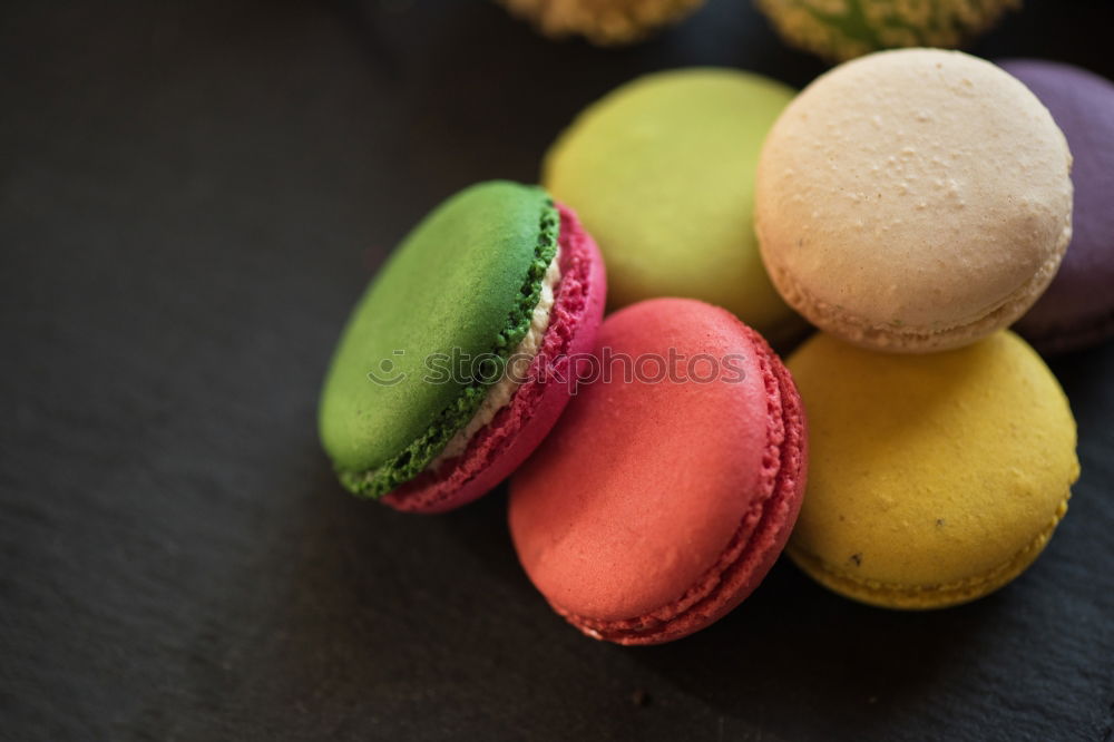 Similar – Image, Stock Photo macarons in a white ceramic cup