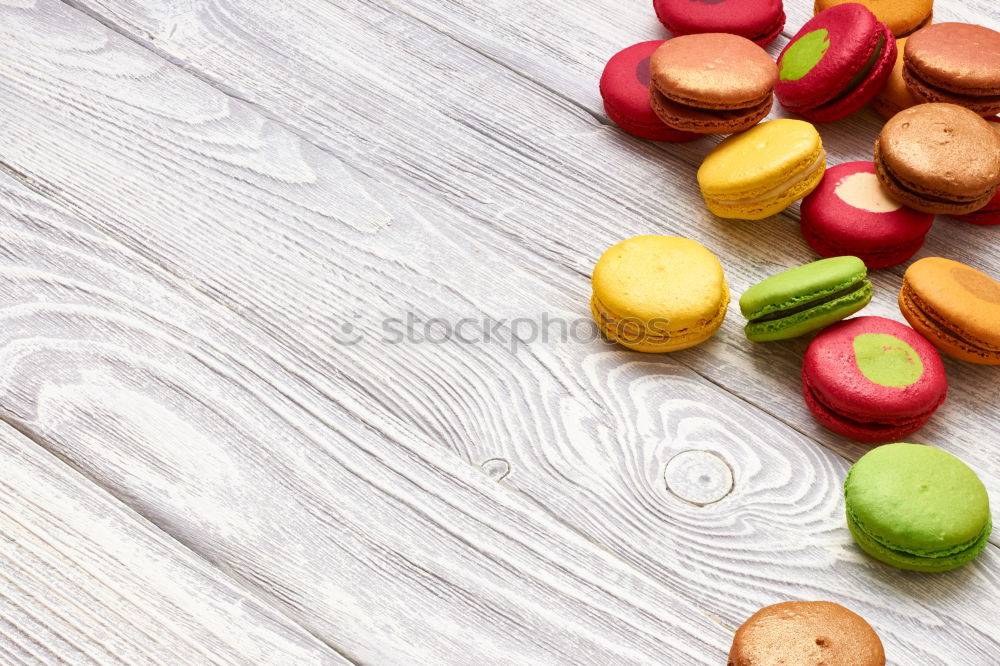 Similar – Image, Stock Photo Gingerbread cookies, candies, cakes in jars on wooden table