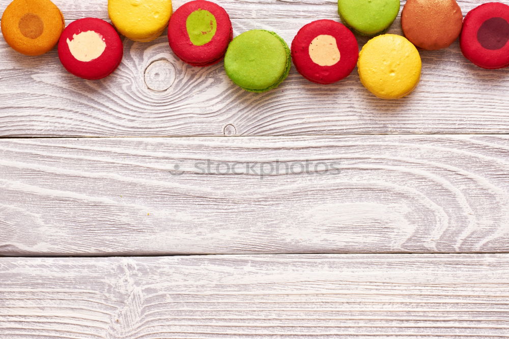 Similar – Image, Stock Photo Gingerbread cookies, candies, cakes in jars on wooden table