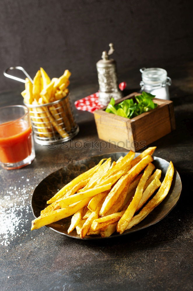 Similar – French fries salad Food