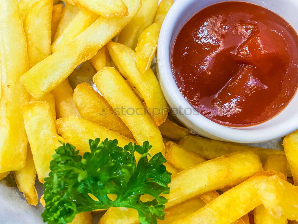 Similar – MANTA PLATE French fries