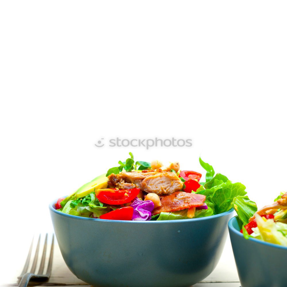 Similar – Image, Stock Photo Woman eating quinoa and vegetables in bowl